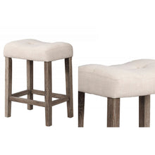Load image into Gallery viewer, Transitional Style Counter Height Dining Stool With Footrest (Set of 2)
