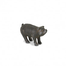 Load image into Gallery viewer, Pig Hand Painted Sculpture - Black
