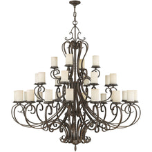 Load image into Gallery viewer, 64" Multi Light Metal Dimmable Chandelier With Shades - Bronze
