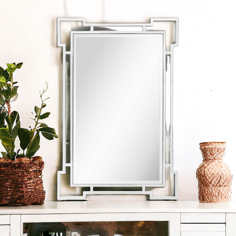 42" Accent Mirror - Silver
