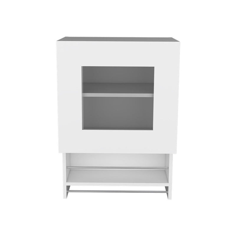 Wall mounted Accent Cabinet With One Shelf - White