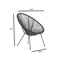 Load image into Gallery viewer, Outdoor Conversation Set With Ergonomic Lounge Chairs And Tempered Glass Table
