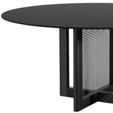 Load image into Gallery viewer, 59" Solid Wood Rounded Bar Table - Black

