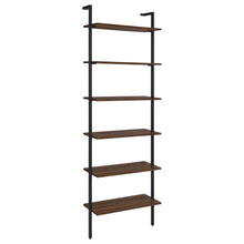 Load image into Gallery viewer, Christy - Owens - 6 Shelf Wall Bookshelf - Walnut
