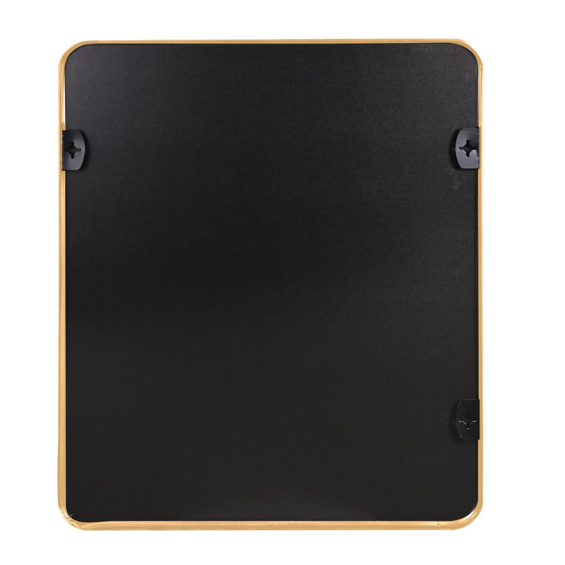 Aluminum Framed Bathroom Vanity Mirror (756083) - Gold