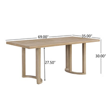 Load image into Gallery viewer, Modern Dining Table Solid Wood
