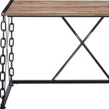 Load image into Gallery viewer, 48" Brown and Black Computer Desk
