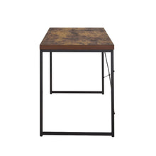 Load image into Gallery viewer, 47" Brown and Black Computer Desk
