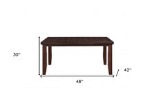 Load image into Gallery viewer, 48" Dark Brown Dining Table
