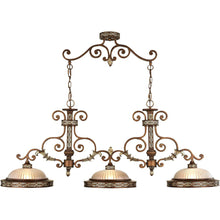 Load image into Gallery viewer, 21" 3 Light Metal Dimmable Chandelier With Shades - Bronze
