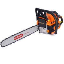 Load image into Gallery viewer, 52Cc Gasoline Chainsaw With 20" Oregon Bar And Chain For Wood Cutting Plastic - Orange
