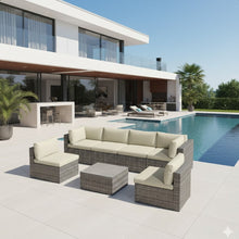 Load image into Gallery viewer, Modern Patio Set With Coffee Table
