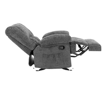 Load image into Gallery viewer, Polyester Blend Manual Recliner (718708) - Gray
