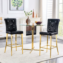 Load image into Gallery viewer, Bar Chairs With Crystal Clasp Design (Set of 2)
