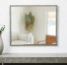 Load image into Gallery viewer, 34" Faux Concrete Framed Accent Mirror - Gray
