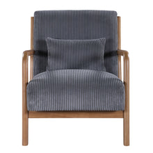 Load image into Gallery viewer, Upholstered Armchair With Back Support Pillow
