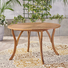 Load image into Gallery viewer, Hermosa - Outdoor Acacia Wood Table Circular Design

