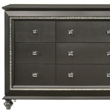 Load image into Gallery viewer, Solid Wood 9 Drawer Triple Dresser - Gray
