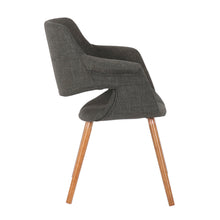 Load image into Gallery viewer, Vintage Flair - Mid-Century Modern Chair (Set of 2) - Walnut / Charcoal
