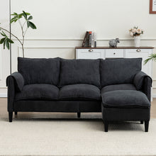 Load image into Gallery viewer, Convertible Combination Sofa With Footstools With Storage
