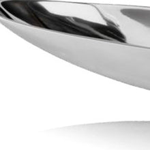 Load image into Gallery viewer, 32" Contempo Shiny Long Boat Tray - Silver
