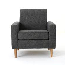 Load image into Gallery viewer, Nebulize - Upholstered Fabric Club Chair With Button Tufted And Square Off Arm And Back
