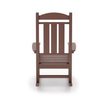 Load image into Gallery viewer, Traditional Porch Rocker Classic HDPE Poly Lumber For Porch, Patio, And Garden Comfort
