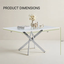Load image into Gallery viewer, Modern Rectangular Table For Dining Room
