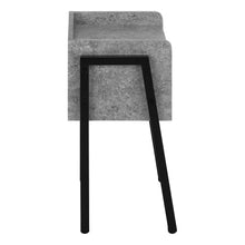 Load image into Gallery viewer, 23" End Table With Shelf - Black And Gray
