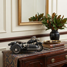Load image into Gallery viewer, Hand Painted Decorative Motorcycle - Black
