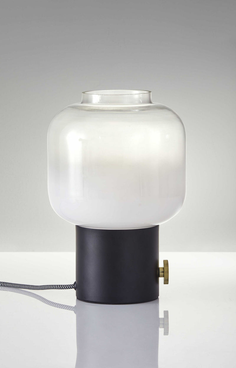 Mod Pod Glass Table Lamp - Black