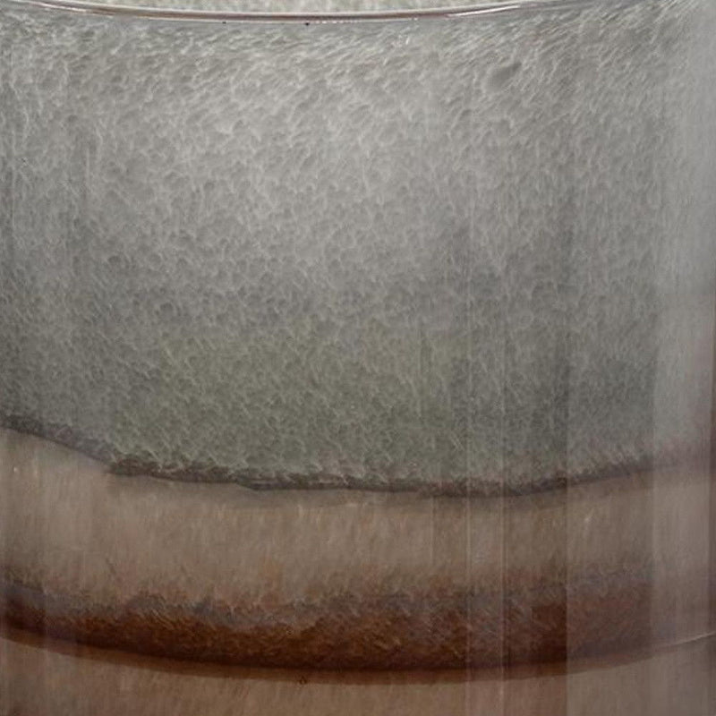 Ombre Round Table Vase - Gray / Brown