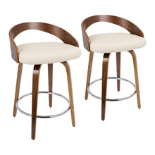 Load image into Gallery viewer, Grotto - Mid-Century Modern, Counter Stool With Swivel (Set of 2)

