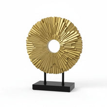 Load image into Gallery viewer, Hand Painted Tabletop Sculpture (674605) - Gold
