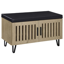 Load image into Gallery viewer, Clackamas - 2 Door Storage Bench With Padded Seat
