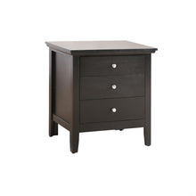 Load image into Gallery viewer, 3 Drawer Nightstand &amp; Dove Tailed Drawers
