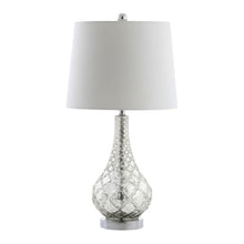 Load image into Gallery viewer, 26'' Novelty Table Lamps With Drum Shades (Set of 2) - Silver
