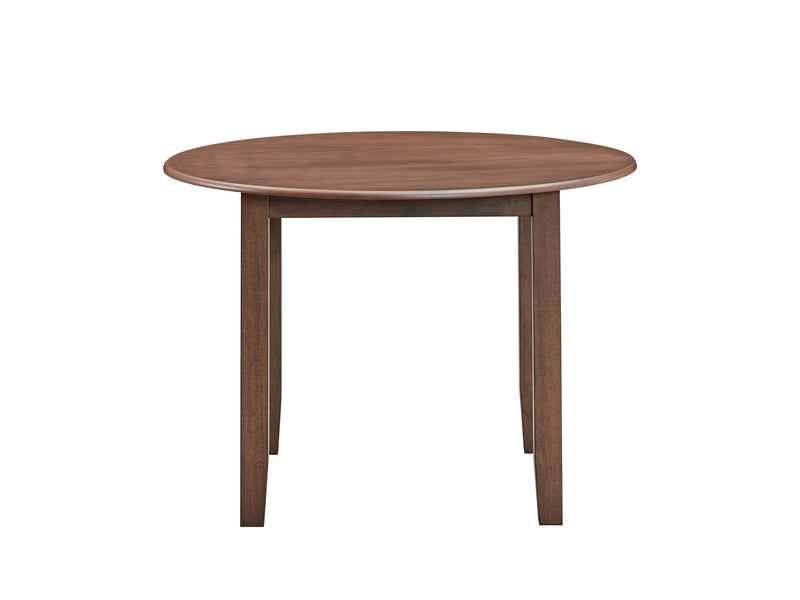Wood Round Top Dining Table - Brown