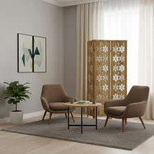 Load image into Gallery viewer, Six Panel Screen Room Divider (720234) - Brown
