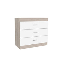 Load image into Gallery viewer, Three Drawer Dresser - Light Gray / White
