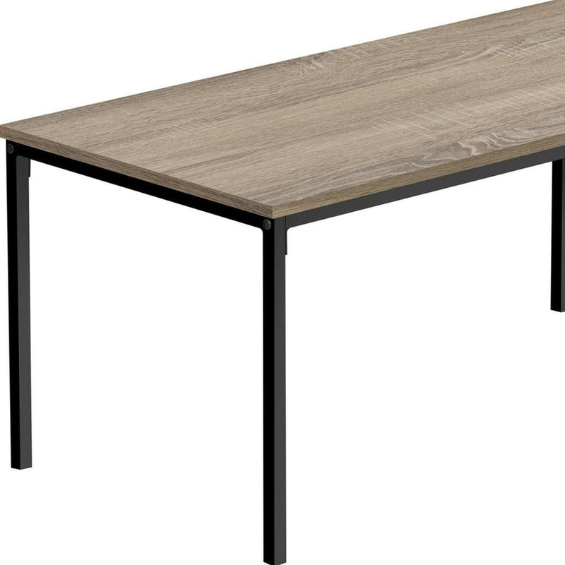 Metal Coffee Table (489939) - Taupe And Black