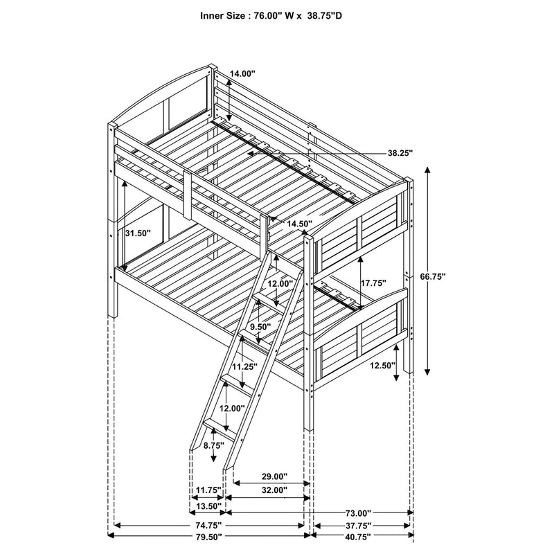 Wiley - Bunk Bed With Ladder