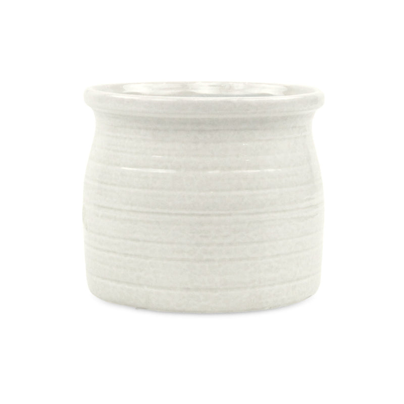 Round Pot Planter (487410) - White