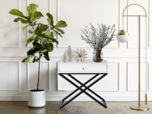 Load image into Gallery viewer, Koda - End Side Table Nightstand, Drawer And Cross Base
