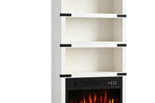 Load image into Gallery viewer, Four Tier USB Bookcase - White
