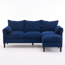 Load image into Gallery viewer, Convertible Combination Sofa With Footstools With Storage
