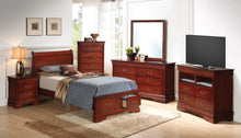 Load image into Gallery viewer, Upholstered Panel Sleigh Bed Design
