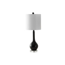 Load image into Gallery viewer, Gourd Table Lamps With Drum Shades (Set of 2) - Black
