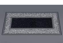 Load image into Gallery viewer, 52" Wood And Faux Crystal Pedestal Coffee Table - Gray
