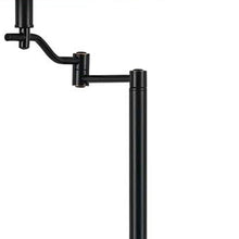 Load image into Gallery viewer, 60" Swing Arm Floor Lamp With Beige Empire Shade - Bronze
